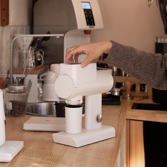 Timemore Sculptor 064S Кофемолка электрическая белая, фото , изображение 6