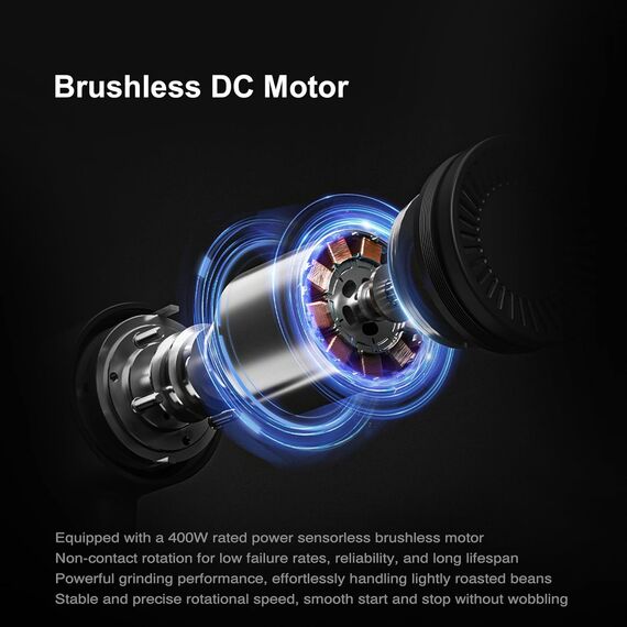 Timemore Sculptor 078S Кофемолка электрическая белая, фото , изображение 13