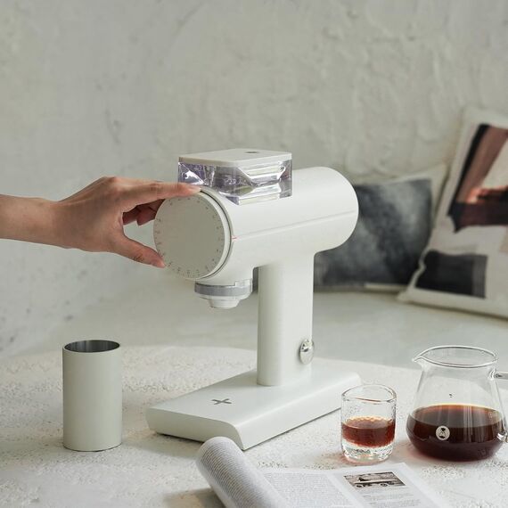 Timemore Sculptor 078S Кофемолка электрическая белая, фото , изображение 7