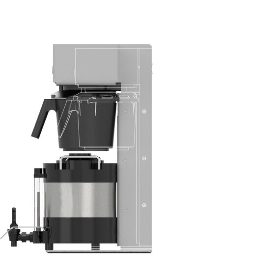 Tone Touch 04 Фильтровая кофемашина белая, фото , изображение 3