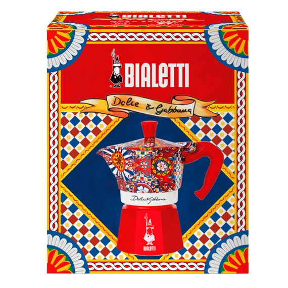 Bialetti 5327 Moka Express Dolce&Gabbana Carretto Siciliano на 3 чашки Гейзерная кофеварка, фото , изображение 6