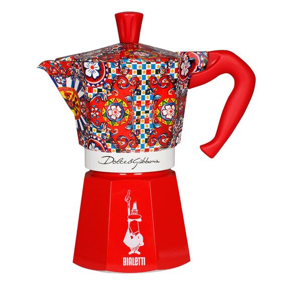 Bialetti 5329 Moka Express Dolce&Gabbana на 6 чашек Гейзерная кофеварка, фото 