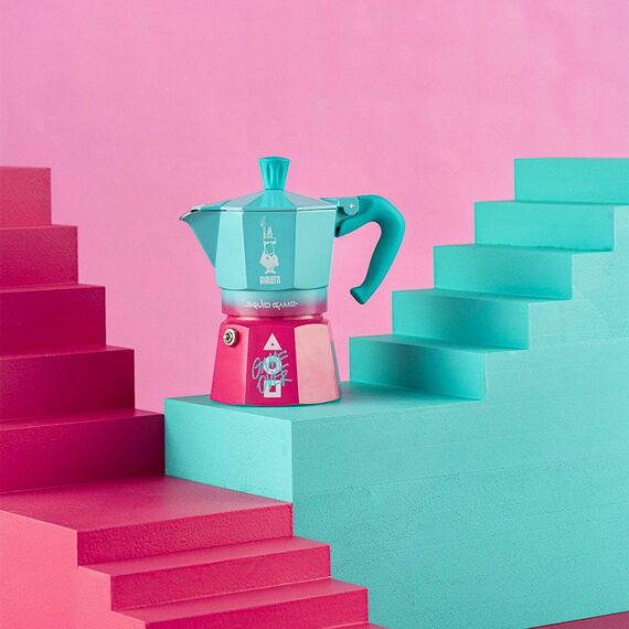 Bialetti 5391 Moka Express Squid Game на 3 чашки Гейзерная кофеварка, фото , изображение 3