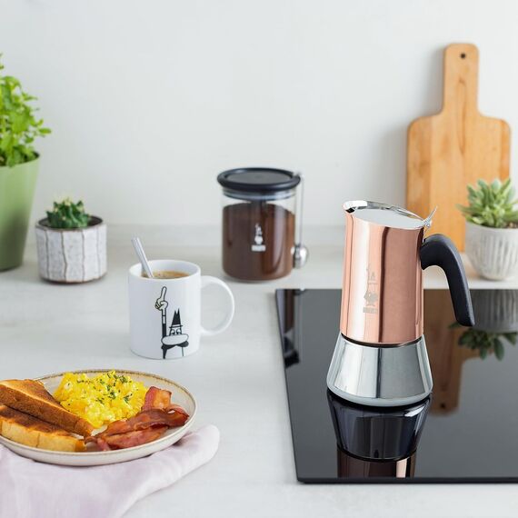 Bialetti Venus Copper на 4 чашки Гейзерная кофеварка, фото , изображение 3