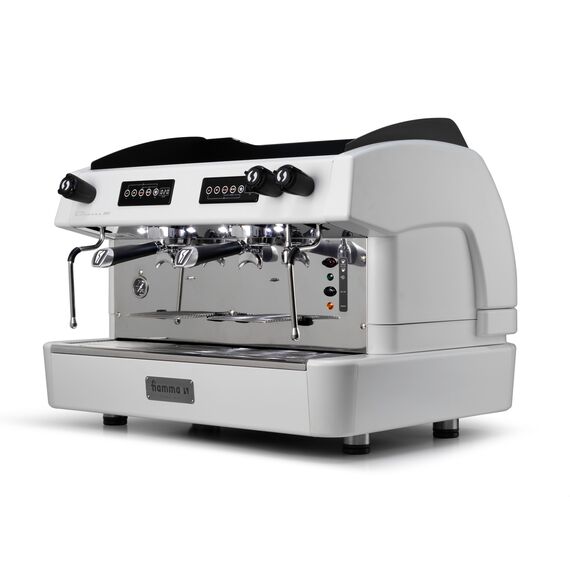 Fiamma Compass 2 SE TC Рожковая кофемашина автомат 2 высокие группы белая, фото , изображение 2