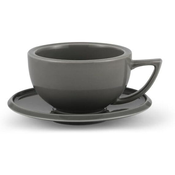 MHW-3BOMBER Ceramic Cup Кофейная пара 280 мл антрацит, фото 