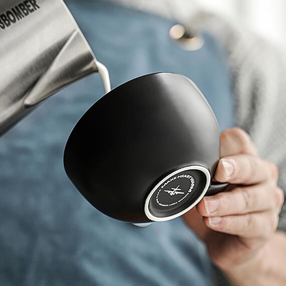 MHW-3BOMBER Ceramic Cup Кофейная пара 280 мл антрацит, фото , изображение 7