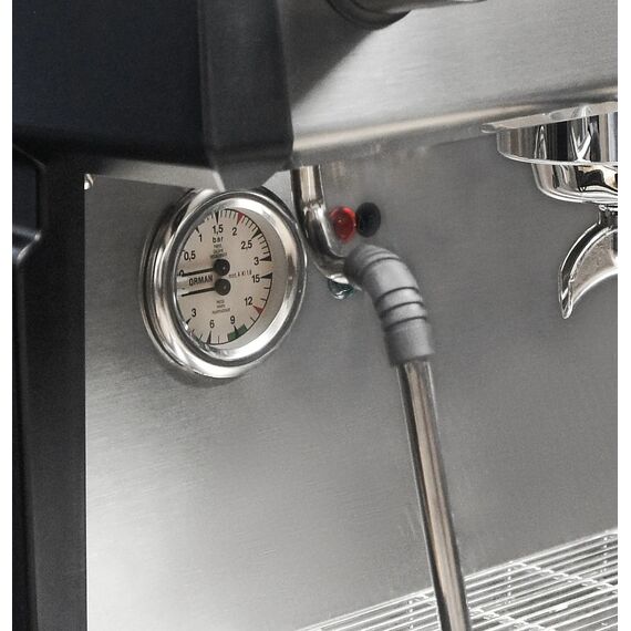 COFFF LIVE 2 GR S Рожковая кофемашина полуавтомат 2 высокие группы черная, фото , изображение 4