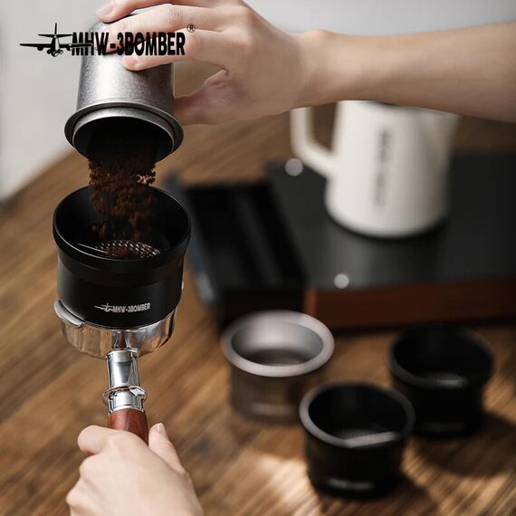 MHW-3BOMBER Barsetto Дозирующее кольцо для портафильтра 58 мм черное, фото , изображение 4