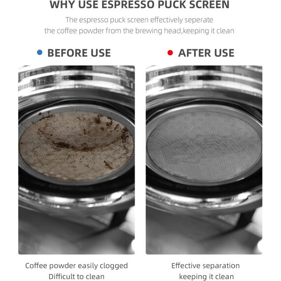 MHW-3BOMBER Espresso Puck Screen Пак-скрин для эспрессо 53 мм, фото , изображение 6