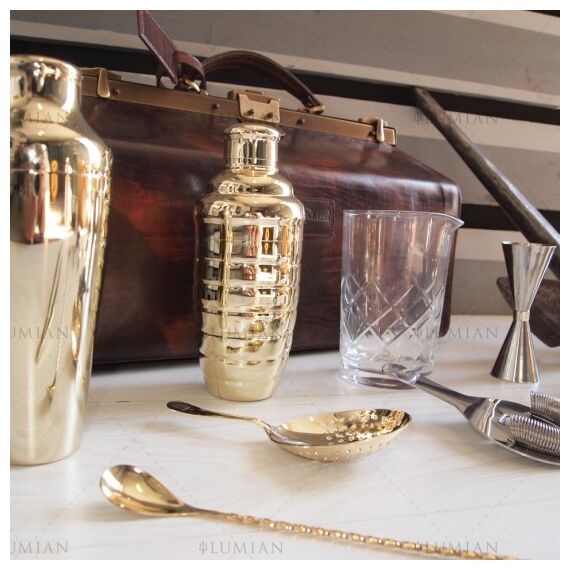 Lumian Bomber Шейкер 500 мл золото, фото , изображение 3