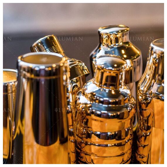 Lumian Bomber Шейкер 500 мл золото, фото , изображение 7