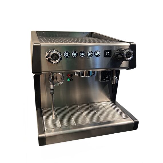 COFFF LUNA 1 GR A Рожковая кофемашина автомат 1 высокая группа черная, фото , изображение 3