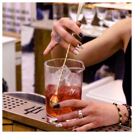 Lumian Hoffman Барная ложка 30 см золото, фото , изображение 4