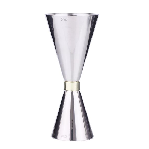 AnyBar Mr Gold Band Джиггер 25/50 серебро, фото , изображение 3