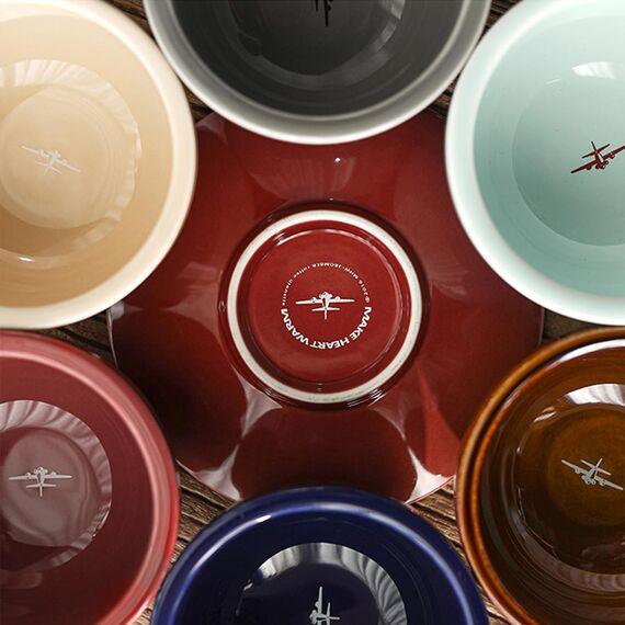 MHW-3BOMBER Ceramic Cup Кофейная пара 280 мл красный, фото , изображение 2