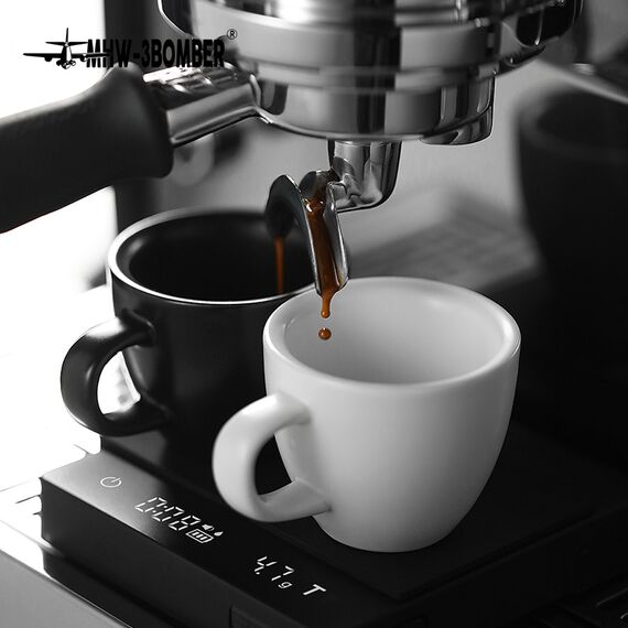 MHW-3BOMBER Espresso Cup Кофейная пара 80 мл черная, фото , изображение 5