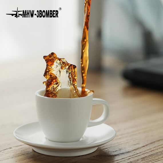 MHW-3BOMBER Espresso Cup Кофейная пара 80 мл белый, фото , изображение 10