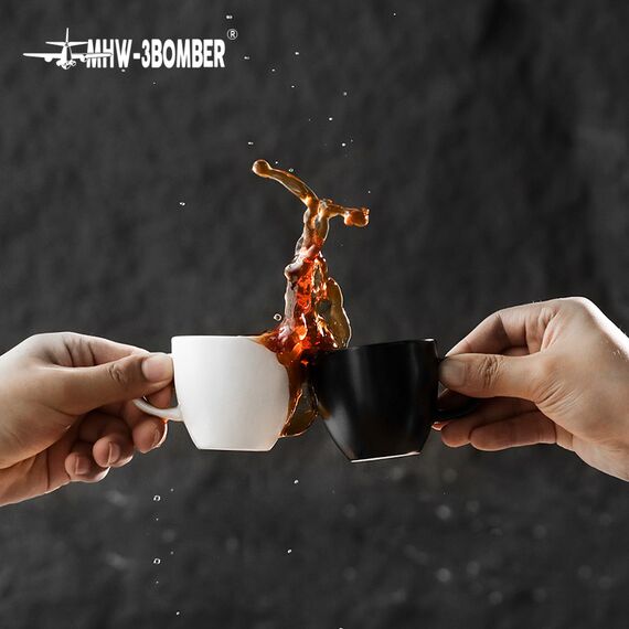 MHW-3BOMBER Espresso Cup Кофейная пара 80 мл белый, фото , изображение 2