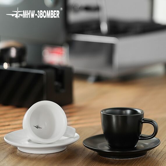 MHW-3BOMBER Espresso Cup Кофейная пара 80 мл белый, фото , изображение 8