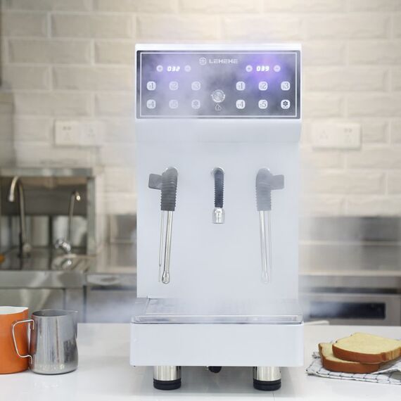 Lehehe DZ22-10W Автоматический вспениватель молока белый, фото , изображение 3