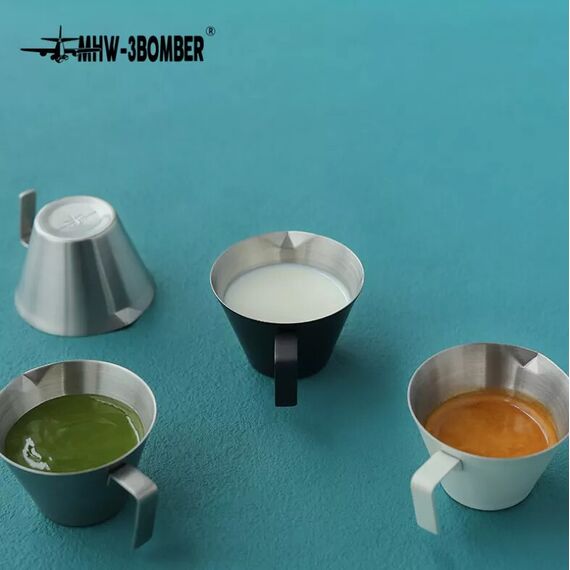 MHW-3BOMBER Мерный стакан бариста 100 мл стальной, фото , изображение 4 MHW-3BOMBER Мерный стакан бариста 100 мл стальной, фото , изображение 4