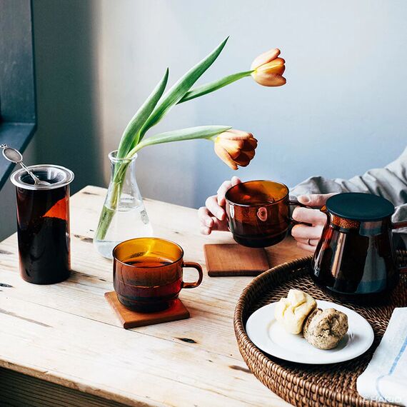 Hario HCN-400-GR Банка для хранения кофе 400 мл серая, фото , изображение 3