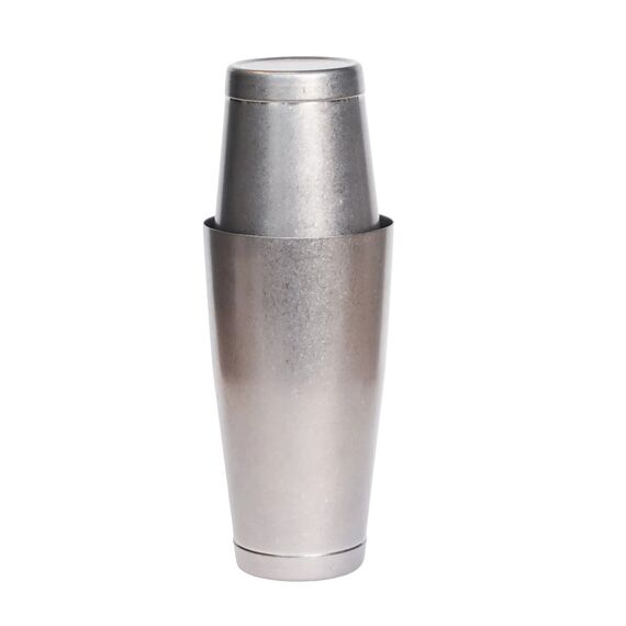 AnyBar Kenko Boston Retro Tin & Half Tin Шейкер 530/830 мл серебро, фото , изображение 3