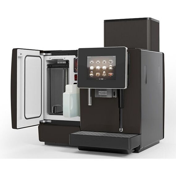 Franke A600 FM CM 1G + SU05 CM Суперавтоматическая кофемашина черная с холодильником, фото , изображение 3
