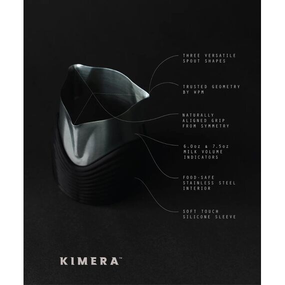 WPM KIMERA Питчер 500 мл с тремя носиками без ручки черный, фото , изображение 7