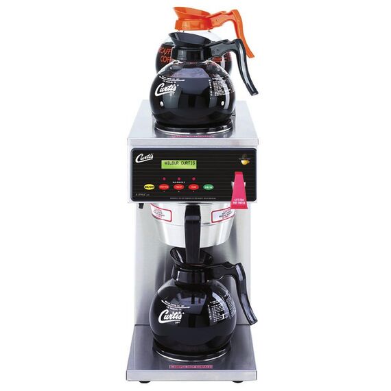 Wilbur Curtis G3 Alpha Decanter 3 Station, 1 lower, 2 Upper Warmers