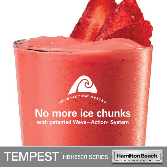 Hamilton Beach HBH650R-CE Блендер черный, фото , изображение 2