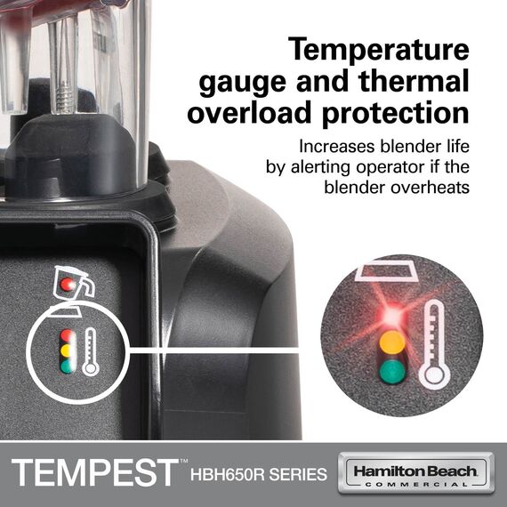 Hamilton Beach HBH650R-CE Блендер черный, фото , изображение 7