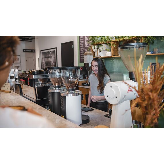 Mahlkonig E80W GbS Кофемолка профессиональная со встроенными весами черная, фото , изображение 6