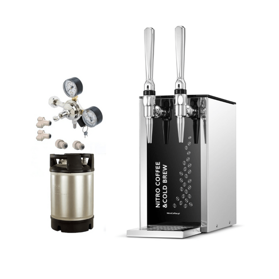 Hardtank Countertop Dispenser Настольный азотный диспенсер 2 крана, фото , изображение 2