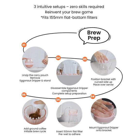 MHW-3BOMBER Eggonaut Пуровер пластиковый синий, фото , изображение 16