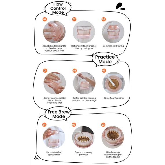 MHW-3BOMBER Eggonaut Пуровер пластиковый синий, фото , изображение 15