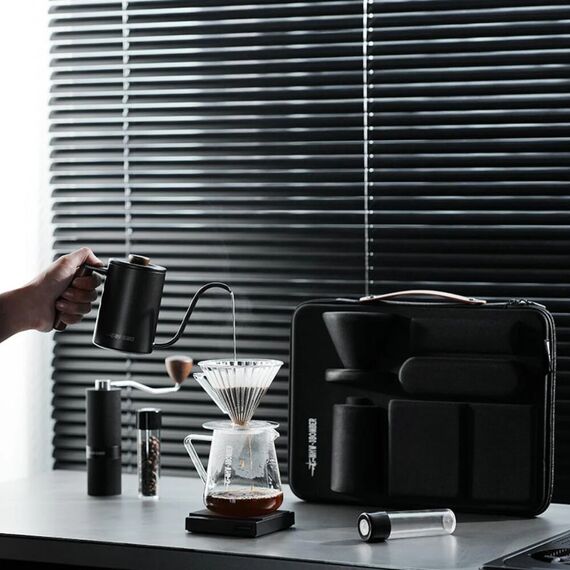 MHW-3BOMBER Подарочный набор для заваривания кофе Pour-Over Set 8 предметов черный, фото , изображение 15