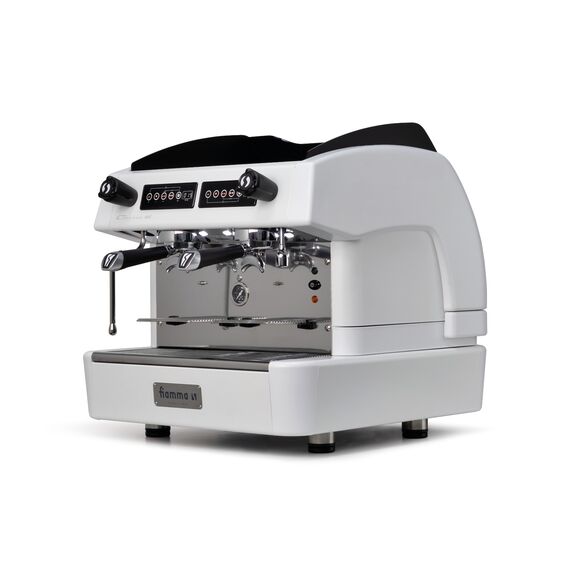 Fiamma Compass 2 SE COMPACT TC Рожковая кофемашина автомат 2 высокие группы белая, фото 