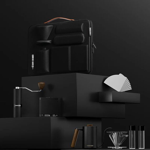 MHW-3BOMBER Подарочный набор для заваривания кофе Pour-Over Set 8 предметов черный, фото , изображение 14