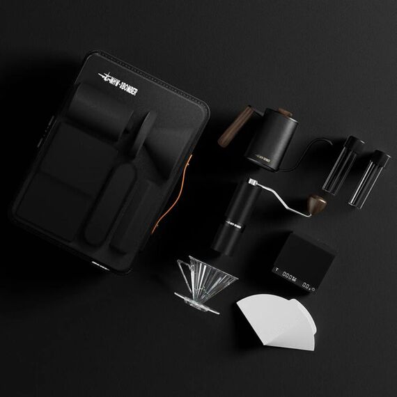 MHW-3BOMBER Подарочный набор для заваривания кофе Pour-Over Set 8 предметов черный, фото , изображение 13