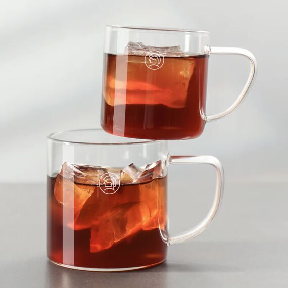 ZeroHero Кружка стеклянная 320 мл прозрачная, фото , изображение 5