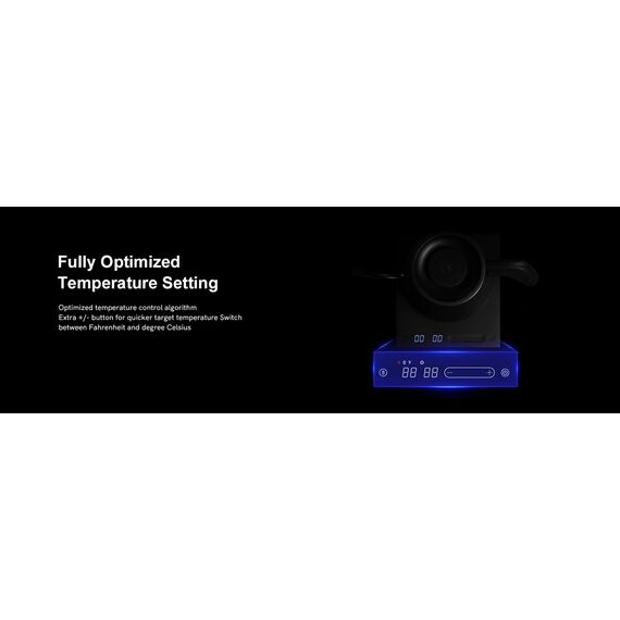 Timemore Fish Smart Pro Электрочайник 900 мл белый для правой руки, фото , изображение 6