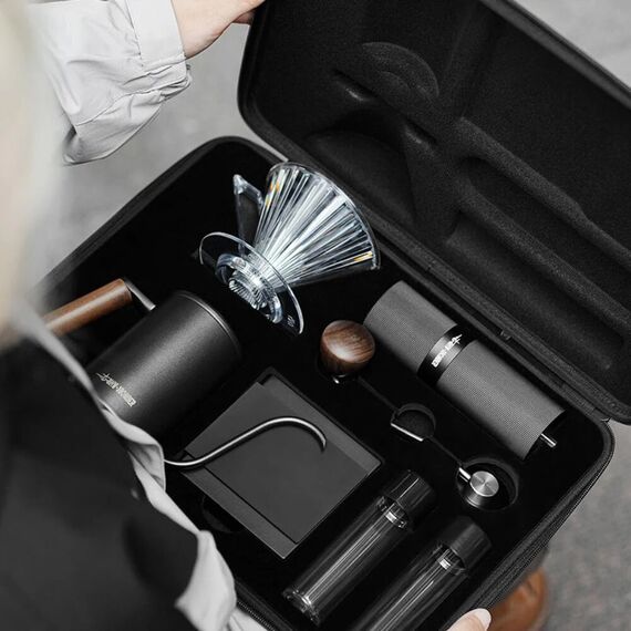 MHW-3BOMBER Подарочный набор для заваривания кофе Pour-Over Set 8 предметов черный, фото , изображение 12