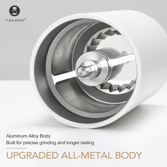 Timemore Chestnut C2s Кофемолка ручная белая, фото , изображение 5