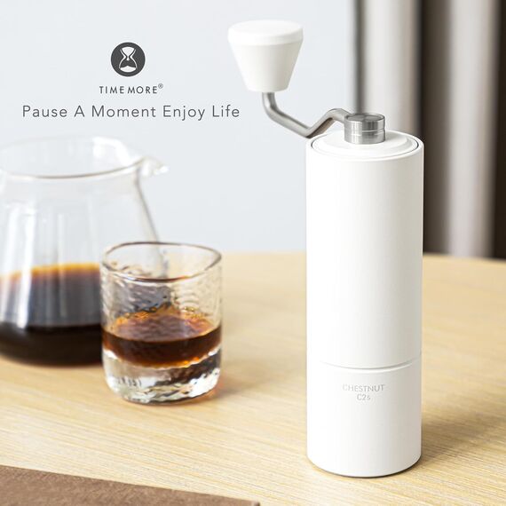 Timemore Chestnut C2s Кофемолка ручная белая, фото , изображение 8