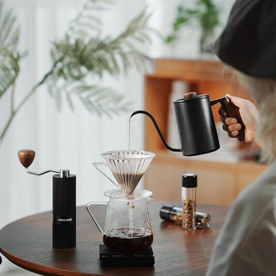 MHW-3BOMBER Подарочный набор для заваривания кофе Pour-Over Set 8 предметов черный, фото , изображение 8