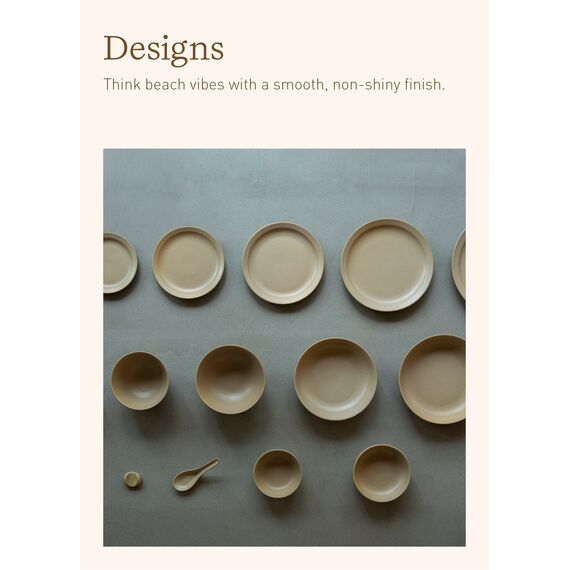 Loveramics Er-go! Dinner Plate Matte Sand Тарелка 26.5 см, фото , изображение 4 Loveramics Er-go! Dinner Plate Matte Sand Тарелка 26.5 см, фото , изображение 4