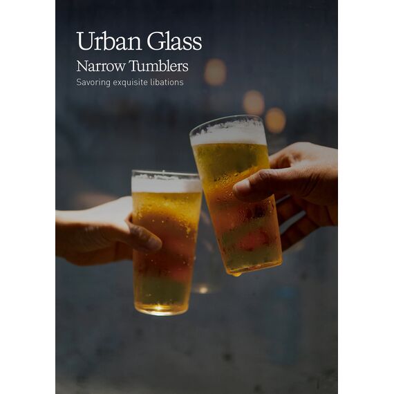 Loveramics Urban Glass Narrow Tumbler Стакан 330 мл прозрачный, фото , изображение 2