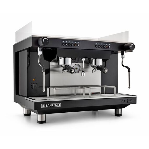 Sanremo Zoe SED Рожковая кофемашина 2 высокие группы автомат черная, фото 